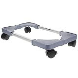 Cabilock Mobiler PC Tower Ständer mit Höhenverstellbarer Computerhalter aus Edelstahl und Hochwertigem PP Stabiler Untertischhalter für Kühlung und Einfache Mobilität Geeignet für