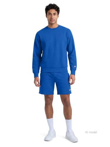 Image of Champion Men's Lounge Shorts, Standard Fit, 9 Inch Inseam, Lightweight 100% Cotton, Available in Regular and Big & Tall