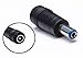 OMNIHIL Adapter Plug Converter 5.5mm x 2.5mm Female Plug to 5.5mm x2.1mm Male Plug…