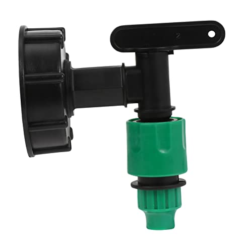 Parliky Conector De Manguera De Jardín Para Tanques Ibc Adaptador De Grifo De Hilo Accesorio De Plástico Para Jardinería Para Riego y Mangueras De Jardín