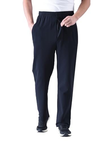 Zoulee Men's Casual Cotton Jogger Sweatpants Zipper Front Pants Medium Thick Black 2XL by Zoulee - Used condition - Image 10