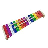 hindraem Xylophone 15 notes pour enfants, jouet musical &eacute;ducatif alliant jeu et...
