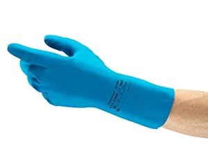 Ansell AlphaTec 87-195 Chemikalienschutzhandschuhe Blau (12 Paar)