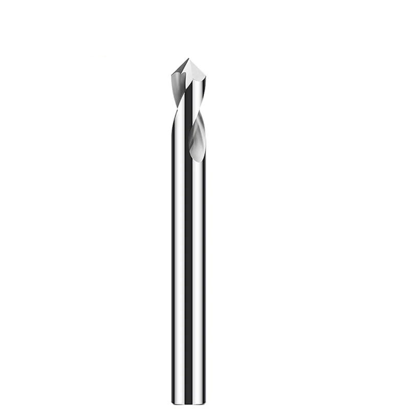 1 pieza de brocas avellanadoras de carburo sólido de 90 grados, 3 mm-20 mm x 100 mm, brocas for localización de puntos centrales de 3/4/5/6/8/10/12/14/16/18/20 mm(Carbide HRC45,10x100mm)