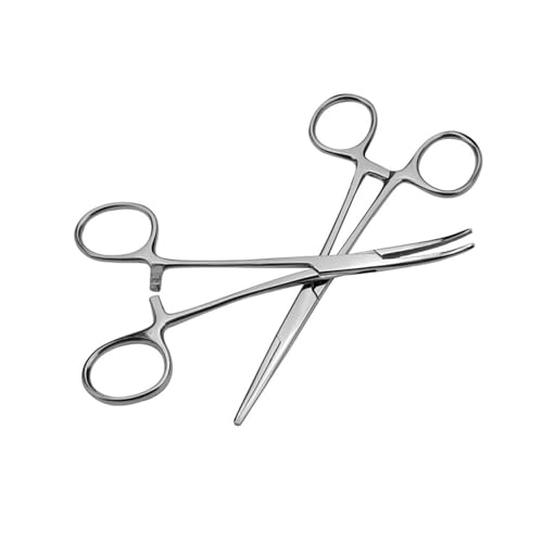 Image of 2Pcs Multipurpose Locking Piercing Plier Fishing Forcep, Surgical Tweezer