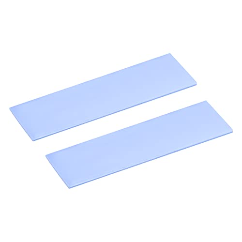 sourcing map 2 Pack M.2 Thermal Pad 70x22x1mm for Pc M.2 2280 Nvme SSD Heatsink Cooler