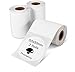 Phomemo 3 rotoli Etichetta termica autoadesiva,etichetta tonda, adatta per stampante di etichette Phomemo M110 M200, etichetta personalizzata, 50 x 50 mm (1,96"x 1,96"), 140 etichette/rotolo,3 rotoli