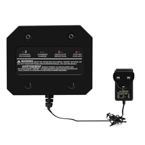 Replacement Charger for Vax ONE PWR Lithium Ion Battery-Black 100-240V/50Hz Compatible with BV15030 BV25030 BV25040 BH15260PC series battery.
