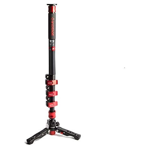 IFOOTAGE Cobra 2 Camera Monopod Combined with Table Tripod and Alpenstocks, Carbon Fiber (71"/180cm) Cover