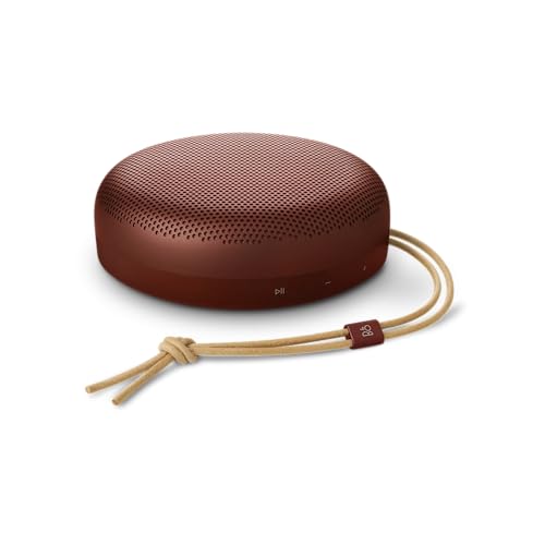 Bang & Olufsen Beosound A1 3rd Gen Portable Waterproof Bluetooth Speaker with 3 Microphones, Cradle to Cradle (C2C) Certified, Rustic Red