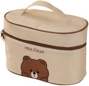 Lonchera Kawaii con aislamiento, lindas loncheras para mujeres, lonchera aislada para mujer (B)