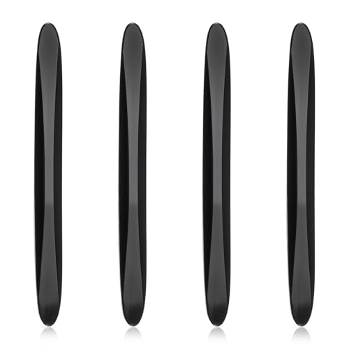 JIEYAO 4 Stück Autotür Kantenschutz, Silikon Auto Türkantenschutz Antikollisions Türkantenschutzleisten Anti Kratzer Dekorative Streifen Auto Universal Türkantenschoner für Rückspiegel Türen Türgriff