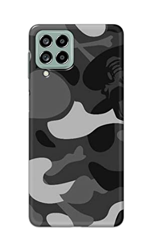 Image of Printed Hard Back Cover Case for Samsung Galaxy M53 5G Back Cover (Army Pattern) -702
