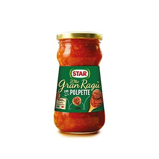 STAR Il Mio GranRagù con Polpette Classiche, 360gr, sugo pronto per tutta la famiglia, 100% carne italiana verificata, garantita e controllata. Senza conservanti e senza glutine.