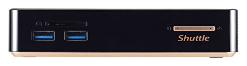 Image of Shuttle XPC Nano NC01U3 Intel Broadwell Core i3-5005U, Support 4K Ultra HD Video, DDR3L SODIMM Max 16GB,Black