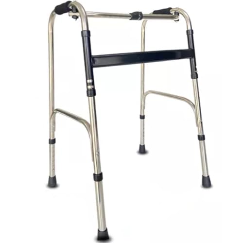 ANDADOR 2 BARRAS IDOSO ADULTO DOBRAVEL ARTICULADO FIXO REGULAVEL 120Kg SUPERMEDY