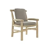 Referencia: S3032635 DKD Home Decor Sillón de jardín Natural Gris Claro Teca 65 x 80 x 92 cm