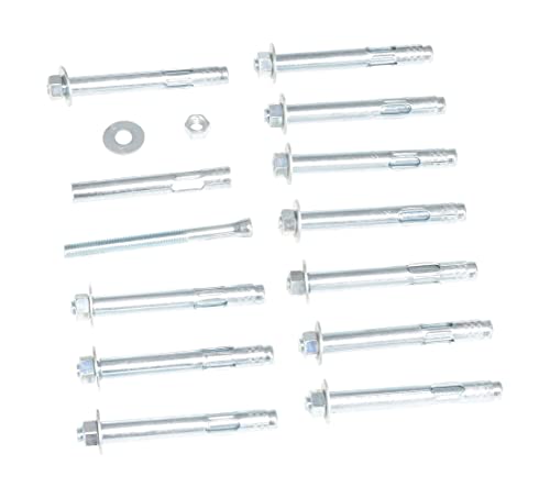 Anclajes de hormigón STL de .5x4 pulgadas con acabado resistente para obras 4