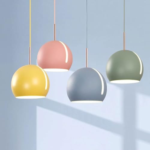 Lampe suspendue globe HJZZQH en métal réglable pour cuisine et bar - 2