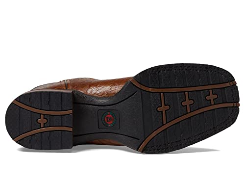 Image of Laredo Mens Broken Bow Square Toe Pull On Casual Boots Mid Calf - Brown