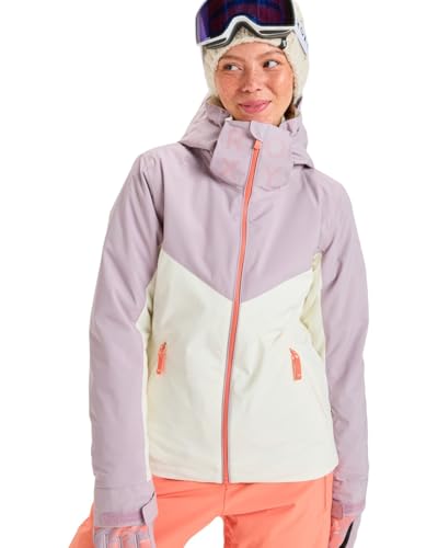 Roxy - Chaqueta de Nieve (Jet Block), Color Morado y XL