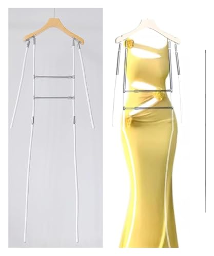 Genérico Percha de maniquí Invisible de Postura Ajustable, Estante de exhibición de Brazos y piernas Flexibles Desmontables for fotografía de Ropa y escaparate minorista