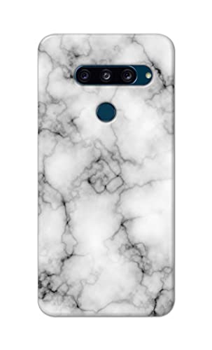 Image of Light White Marble Texture Natural Pattern Hard Back Case Cover for LG V40 ThinQ, V405QA7, V405UA, V405TAB, V405UA0 Back Cover -(J5) VNS2230