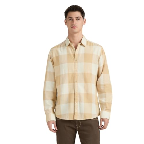 Image of Pepe Jeans Men's Regular Fit Full Sleeve Checkered Cotton Casual Shirt | Check Shirt for Man | Smart & Stylish | Multiple Styles | Mens Casual Shirts