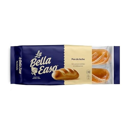 Pan de Leche La Bella Easo, 10 uds, 350 gr