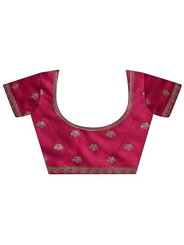 Image of Libas Embellished Silk Blend Saree for Women With Unstitched Blouse Piece | Traditional Saree for Festive & Wedding
