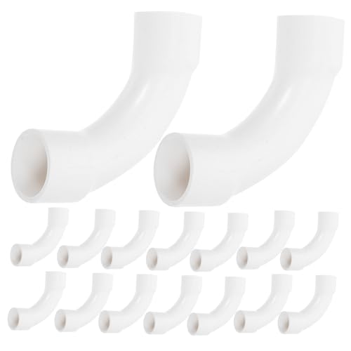 Codo de barrido de PVC ULTECHNOVO conector de tubería de cableado eléctrico 25 piezas 2