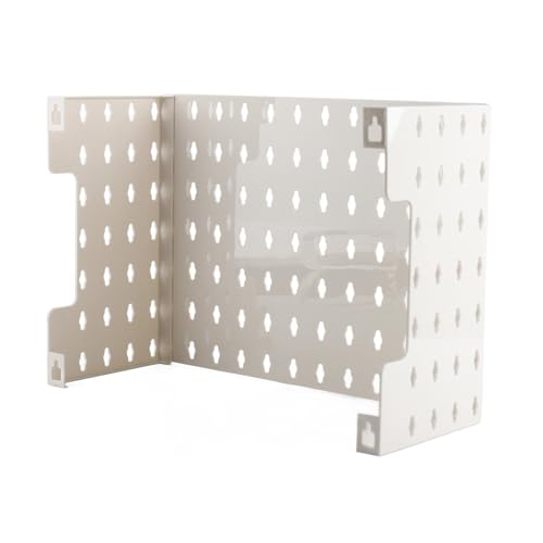 Kit de Panel Perforado Adhesivo Blanco Modular para Colgar Utensilios 3