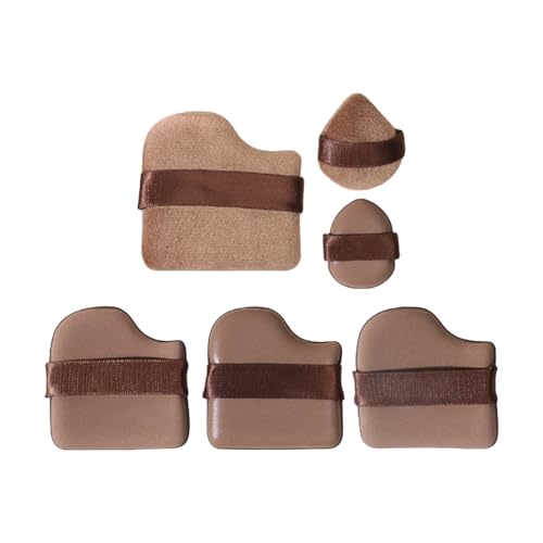Puff de maquillaje – Esponja de fusión – 6 piezas reutilizables y suaves para maquillaje, base de maquillaje, contourage viajes, aplicación para casa Blending