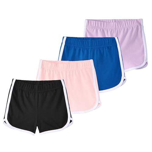 Image of Garanimals Baby & Toddler Girl Dolphin Shorts - Machine-Washable Kid's Clothes - Size 0-6T - 4 Pack