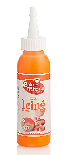 Orange Cookie Icing - Ready to Use Royal Icing for