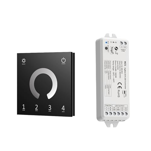 Variateur tactile mural LED 12V 24V pour régler le blanc chaud et froid CCT WZ1