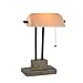 Kenroy Home 21041SL Greenville Banker Lamp, Natural Slate with Oil Rubbed Bronze Accents