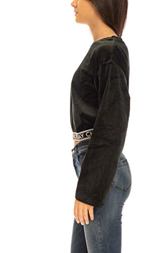 Felpa Girocollo Donna Cheap & Monday nera