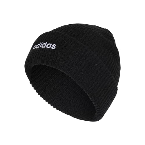 adidas Unisex Classic Beanie, Black/White, M