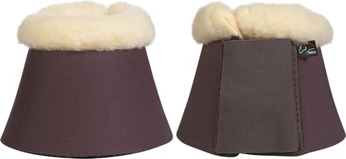 Cloches cheval HKM Comfort Softopren protection sabot et amortisseur marron