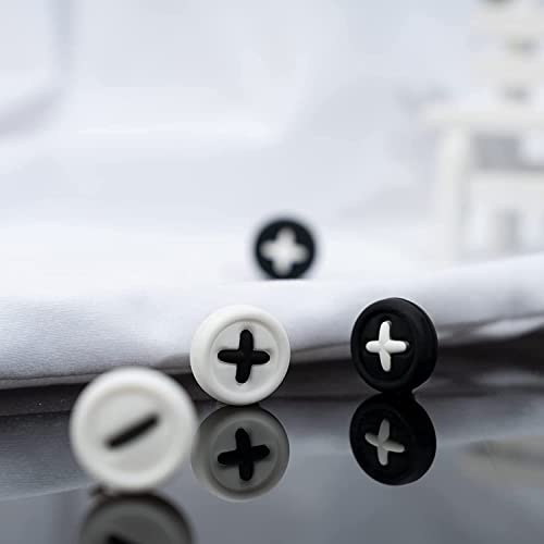 GeekShare Cute Button Silicone Joycon Thumb Grip Caps, Joystick Cover Compatible with Nintendo Switc