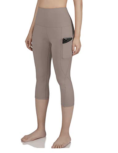 image for ODODOS Women's High Waist Yoga Capris with Pockets,Tummy Control,Worko