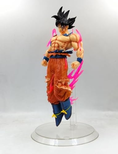 Image of Dragon Ball Z Goku Ultra Instinct Action Figure | Powerful Anime Collectible PVC Statue with Energy Aura | Standing Goku Figurine with Base for Fans & Collectors