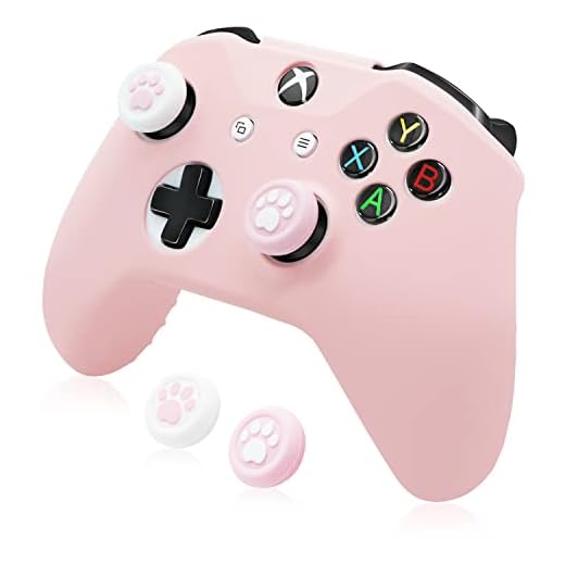 BRHE Xbox Ones Skin Cover,Anti-Slip Silicone Cover Skin Case for Xbox Ones/X Controller with Thumb Grips Caps x 2