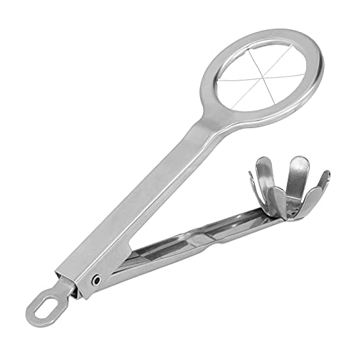 Coupe-œufs Professionnel en Métal, Outil de Cuisine en Acier Inoxydable 304 de Haute qualité, œufs Durs, Facile à Nettoyer, avec Boucle de Suspension pour Le Stockage, et