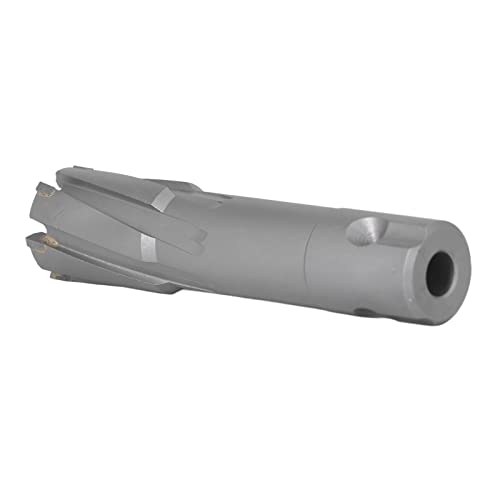 Fafeicy Foret Annulaire en Acier au Carbure de Profondeur 50 Mm pour Métal, Scie Cloche Creuse avec Conception à Double Dent pour des Coupes Rapides sur l'Acier Inoxydable, l'aluminium et la Fonte