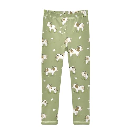 Girls' Leggings Cows Cute Kids Yoga Tights Pants 1 Pack 20861519