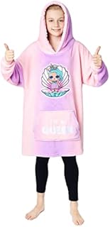 L.O.L. Surprise! Oversized Hoodie Blanket for Girls, Lol Doll Gifts for Girls Multi