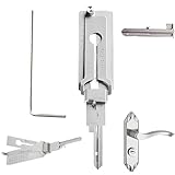 2 IN 1 LOCK PICK AND DECODER TOOL:This key decoder lock pick can quickly and accurately read the tooth count information of various keys.Based on the tooth count information read by our ss002 pro lock pick tool,the corresponding locks can be opened.T...