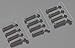 RPM 3.5mm Heavy Duty Rod Ends, Light Gray